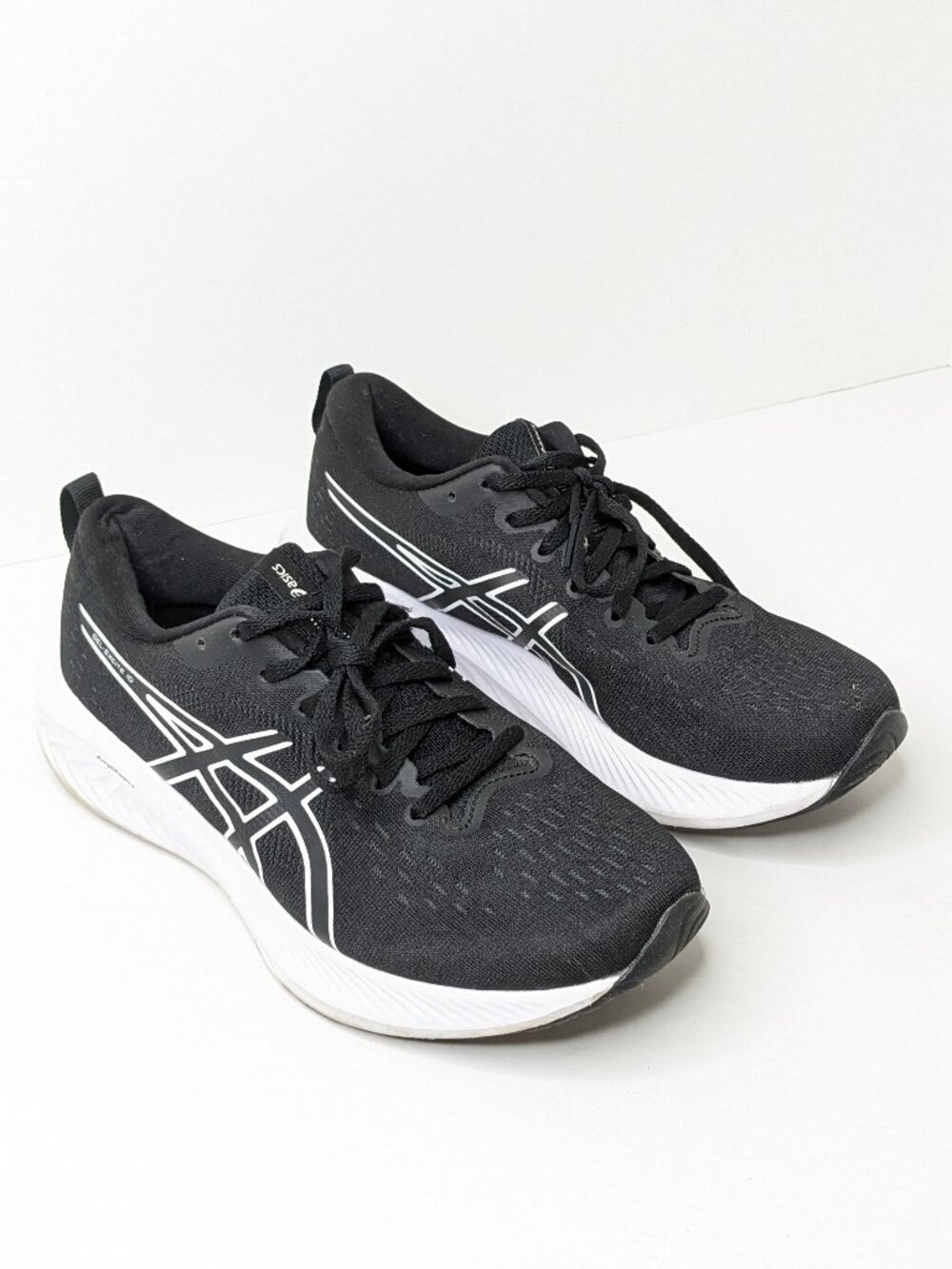 Asics Gel-Excite 10 Running Shoes Black White Women's 8.5